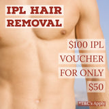 IPL Painless Hair Removal - $100 Voucher for only $50